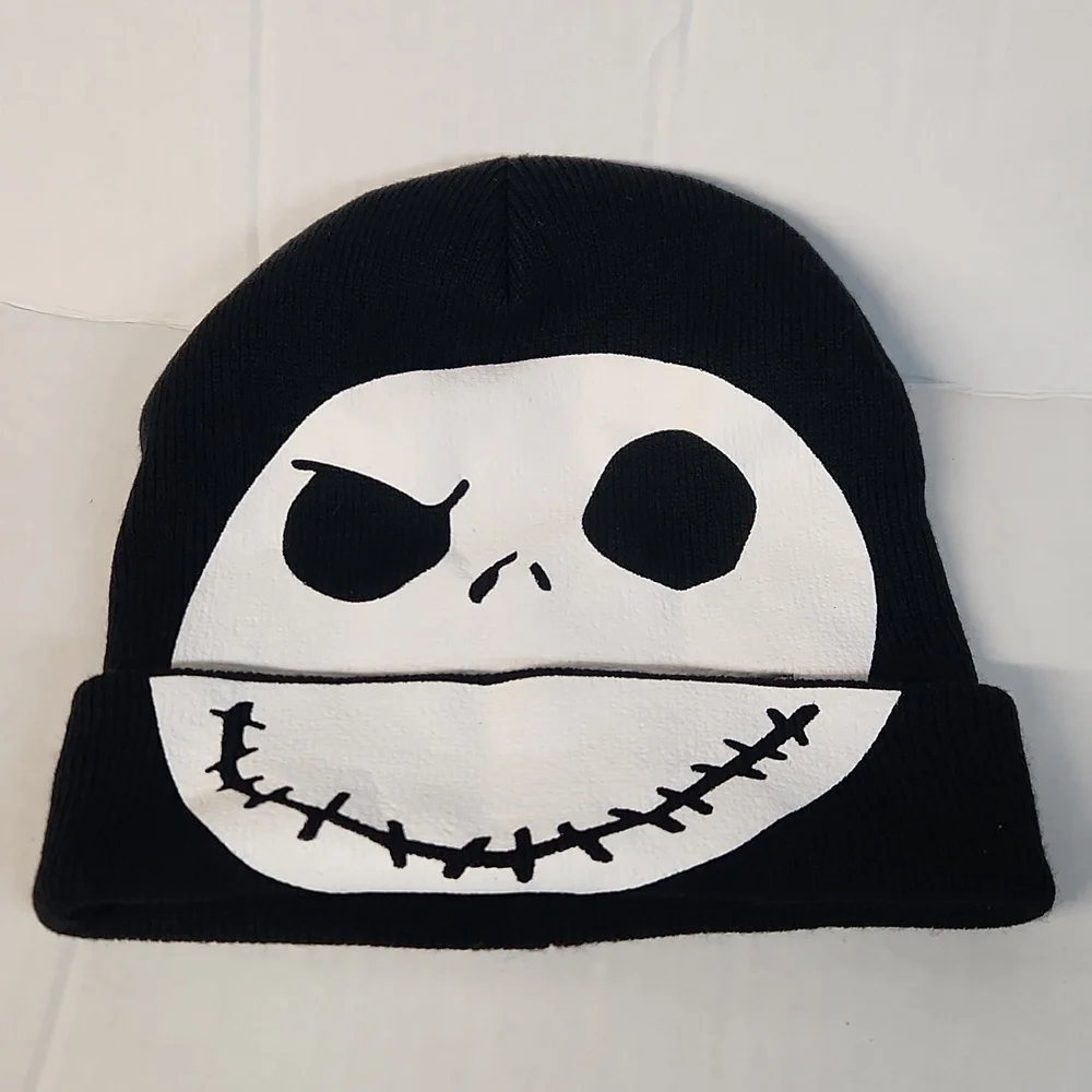 EUC Disney Tim Burton's The Nightmare Before Christmas Unisex One sz Knit Hat - Picture 1 of 5